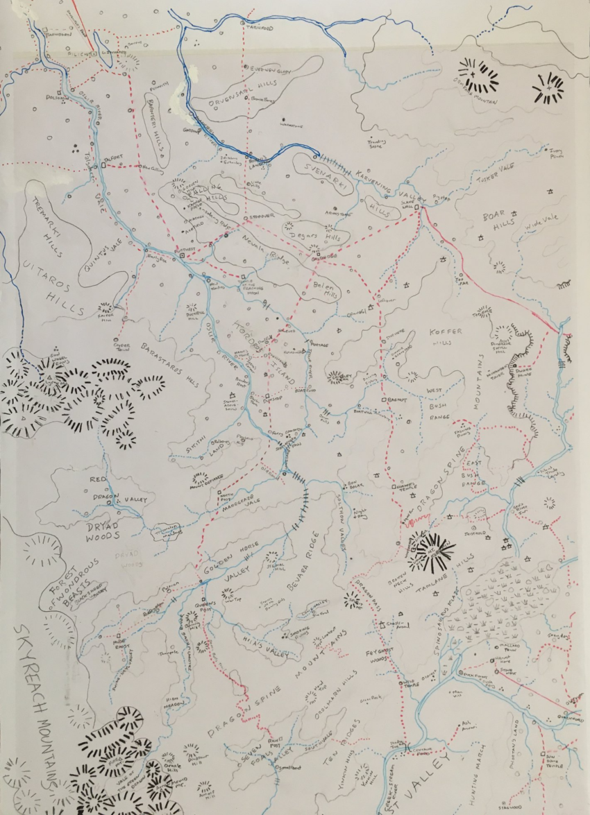 Map of Tarsh – The Well of Daliath